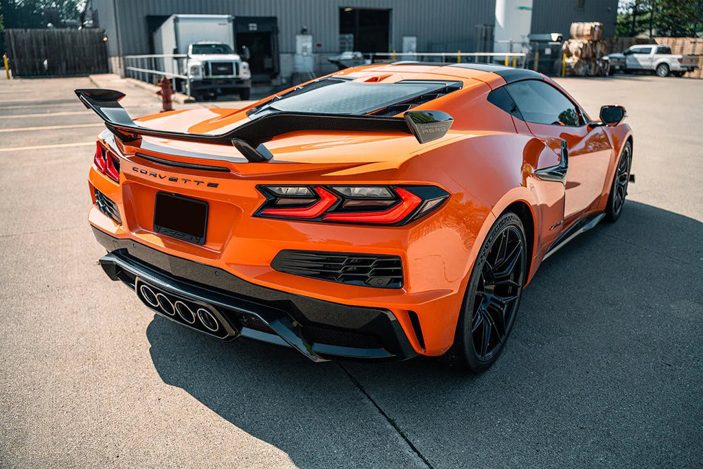 Corsa 2023-2024 Chevrolet Corvette Z06 3" Valved Track Catback (no Mufflers or Tips) - COR21113