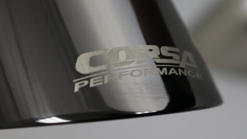 Corsa Single Universal 2.5" Inlet/4.5" Outlet Black PVD Pro-Series Tip Kit - CORTK007BLK