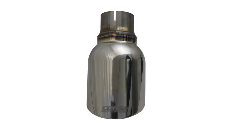 Corsa Single Universal 2.5in Inlet / 4.5in Outlet Polished Pro-Series Tip Kit - CORTK007