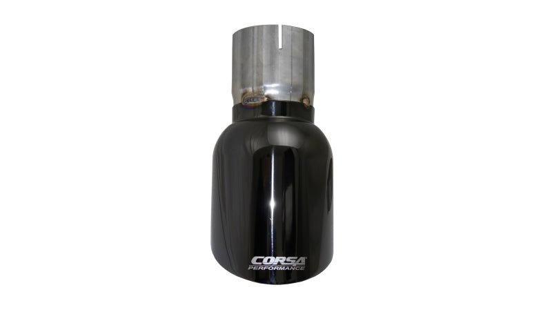 Corsa Single Universal 3.0" Inlet/4.5" Outlet Black PVD Pro-Series Tip Kit - CORTK009BLK