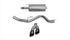 Corsa 2015-2020 Ford F-150 5.0L Sport Single Side Catback w/ Dual 4" Black Tips