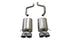 Corsa 2005-2008 Corvette (C6) 6.0/6.2L SS 2.5" Xtreme Axle-Back w/ Quad 4.5" Polish Tips
