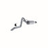 MBRP 2004-2006 Jeep Wrangler Unlimited 4 0L Alum 2.5" Single Catback w/ Turndown