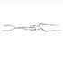 MagnaFlow 1964-66 Ford Mustang 2.5" Exhaust Kit. From Crossmember Back