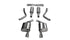 Corsa 2017-2022 Dodge Charger 5.7L Xtreme Catback Dual Rear Exit w/ 4.5" Polished Tips