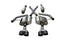 Corsa 2018-2021 Grand Cherokee TrackHawk 6.2L Sport Catback w/ 4.5" Black Tips