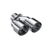 MBRP Universal Polished T304 SS 2.5" Inlet/3.5" Dual Outlet/ 9/9.5" Length