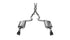 Corsa 2015-2017 Ford Mustang GT 5.0 3" Sport Cat Back w/ Black Tips