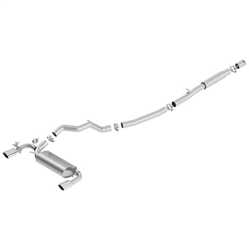 Ford Racing 2016-2018 Focus RS Active Sport Catback w/ Polished Tips - FRPM-5200-FRS