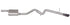 Gibson 10-12 Ford Escape Limited 3.0L 2.25in Cat-Back Single Exhaust - Aluminized - GIB319872