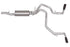 Gibson 10-14 Chevrolet Tahoe LS 5.3L 2.25in Cat-Back Dual Extreme Exhaust - Stainless - GIB65642