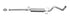 Gibson 2005-2015 Toyota Tacoma 4.0L 2.5" SS Cat-Back Single Exhaust - GIB618802