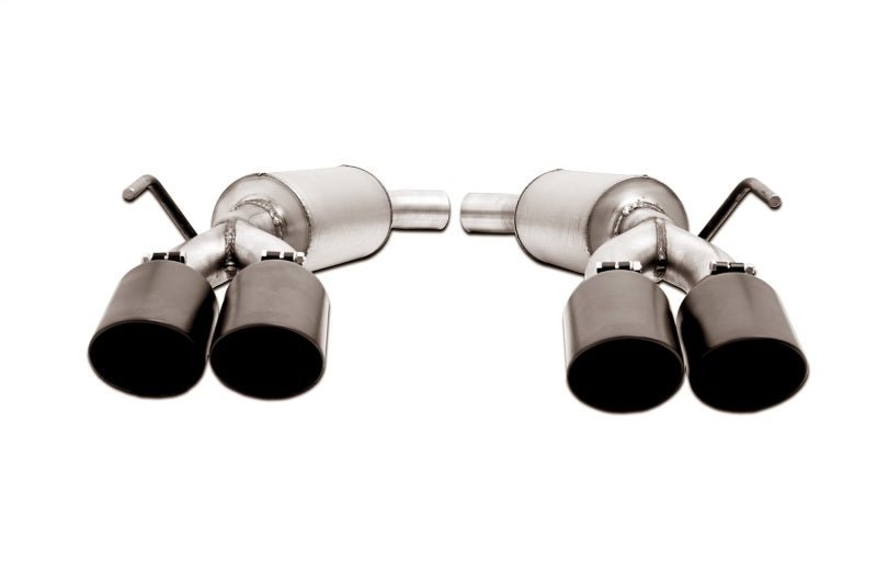 Gibson 2020-2023 Explorer ST/Aviator 3.0L 2.5" Dual Axle-Back w/ Quad Black Tips - GIB619718B