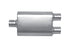 Gibson MWA Superflow Center/Dual Oval Muffler - 4x9x14in/3in Inlet/2.5in Outlet - Stainless - GIBBM0109