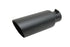 Gibson Universal Black Exhaust Tip 2.5" Inlet/4" Outlet/12" Length - GIB500419-B